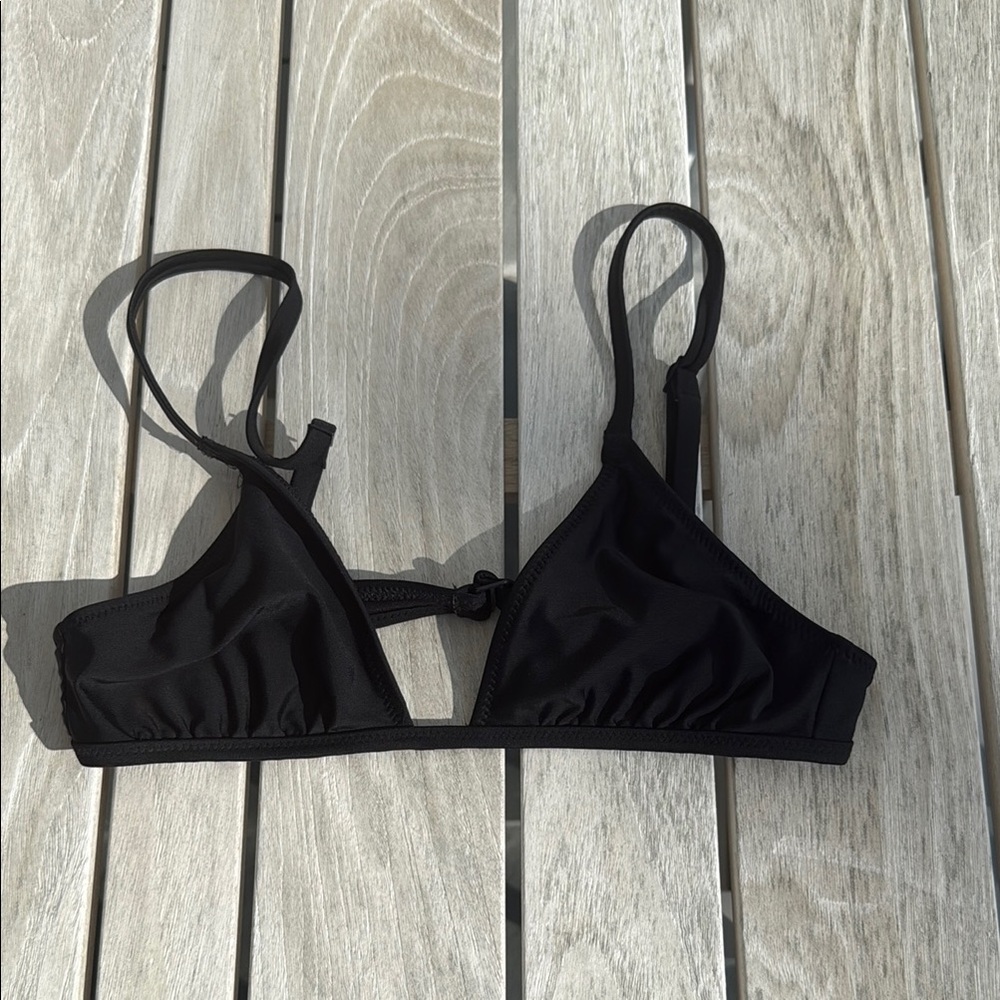 Aerie Black Bikini Top